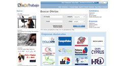 Desktop Screenshot of diadetrabajo.com