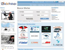 Tablet Screenshot of diadetrabajo.com
